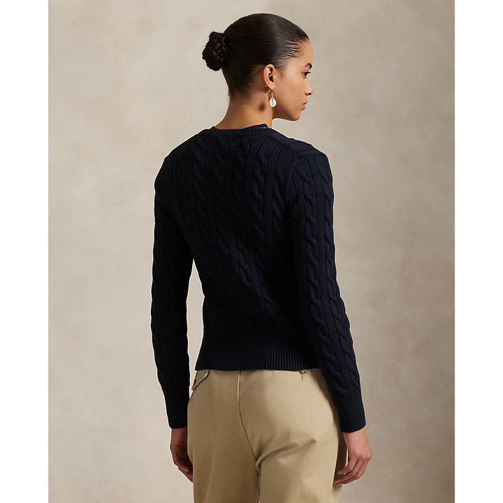 PRL Cable-Knit Cotton Crewneck Cardigan/Pulover 211971868008