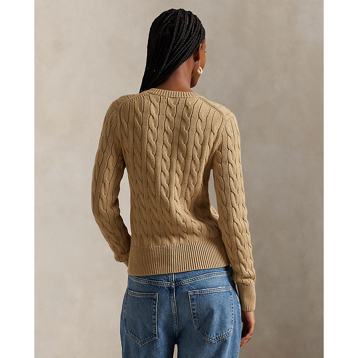 PRL Cable-Knit Cotton Crewneck Cardigan /Pulover 211971868502