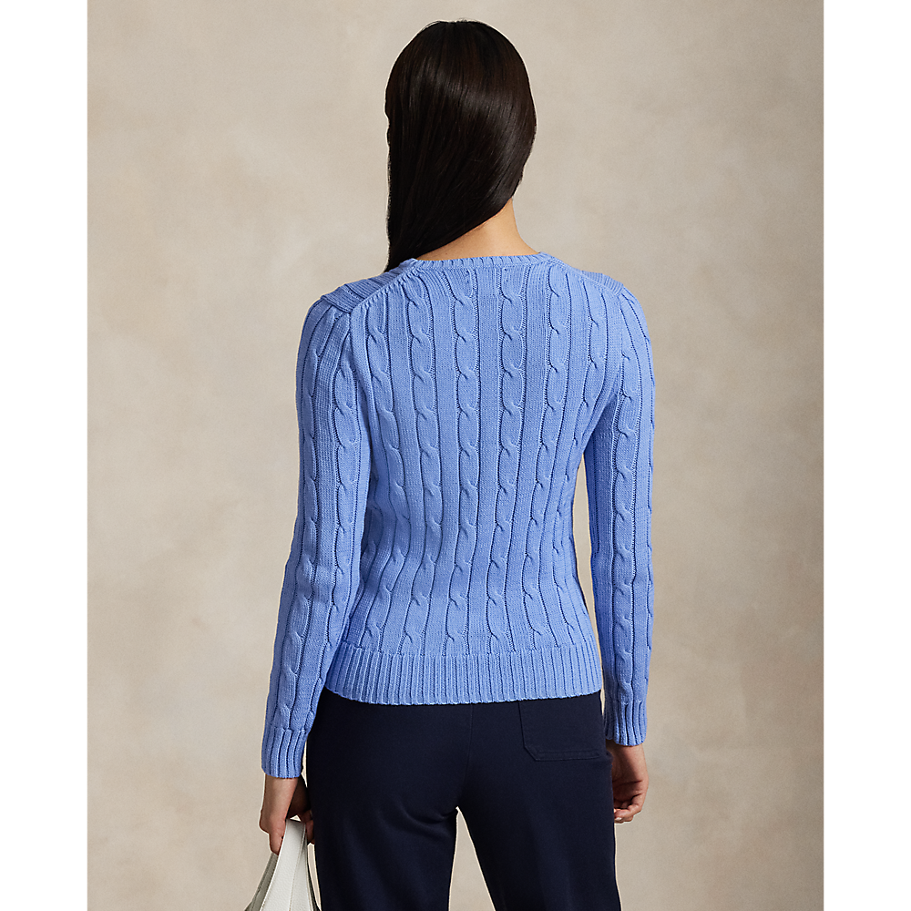 PRL Cable-Knit Cotton Crewneck Sweater/Pulover 211971869009