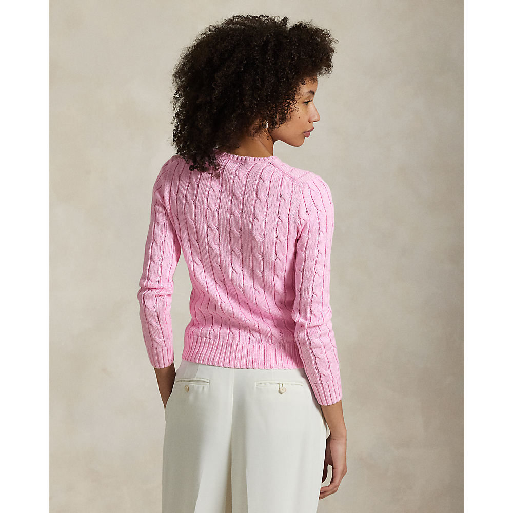 PRL Cable-Knit Cotton Crewneck Sweater/Pulover 211971869010