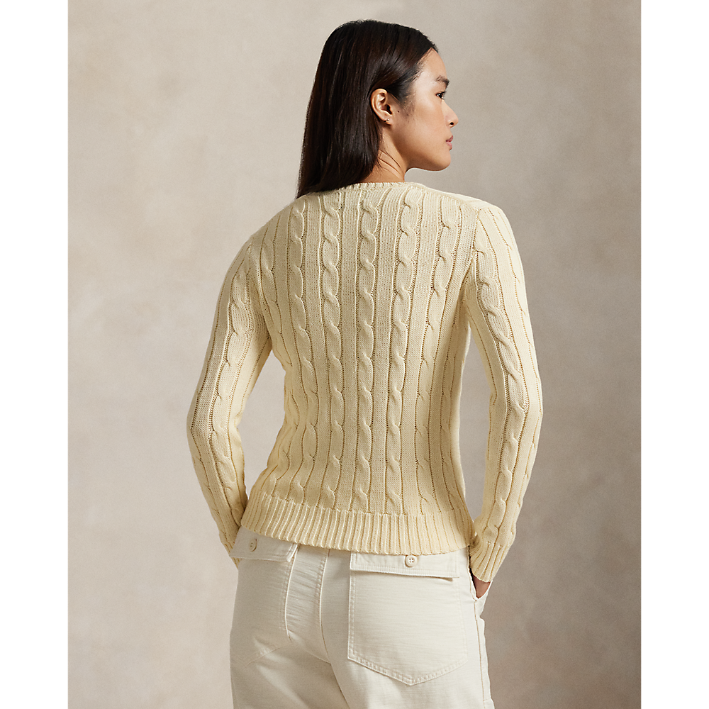 PRL Cable-Knit Cotton Crewneck Sweater/Pulover 211971869015