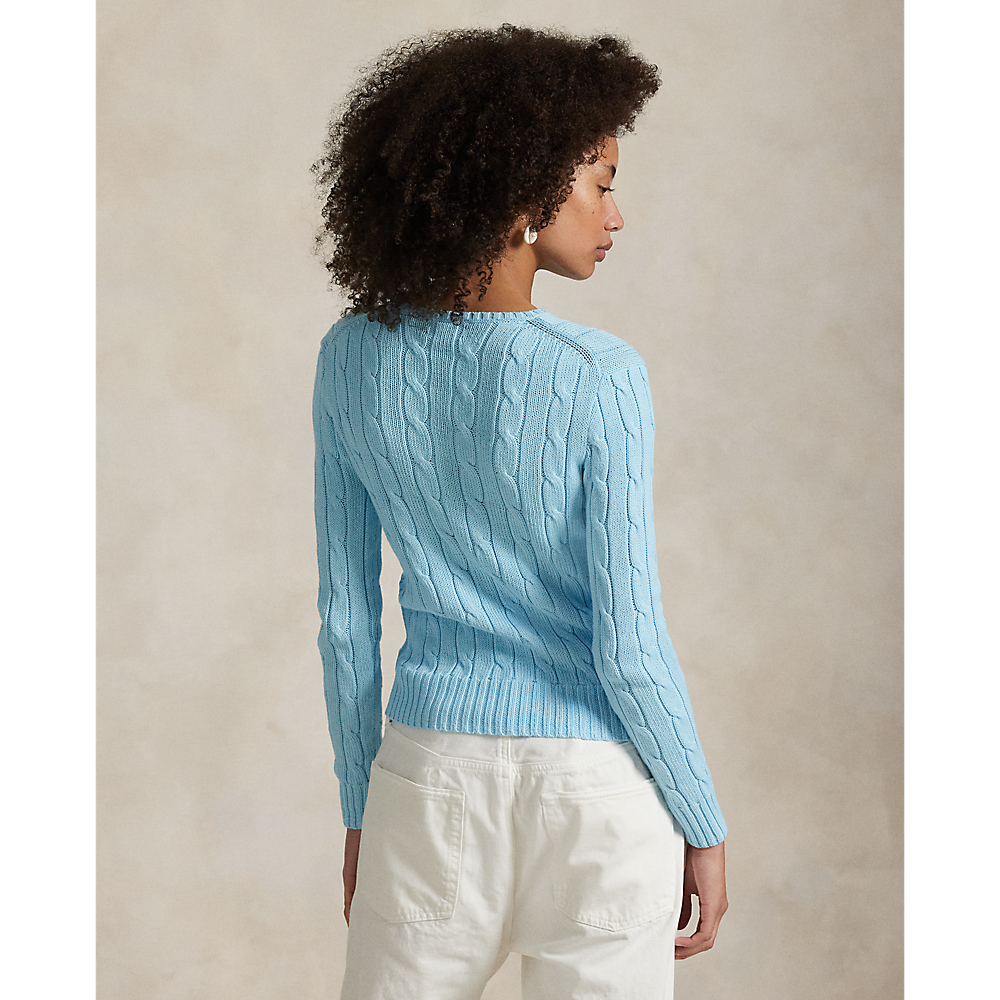 PRL Cable-Knit Cotton Crewneck Jumper/Pulover 211971869018