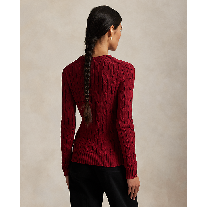 PRL Cable-Knit Cotton Crewneck Jumper/Pulover211971869021