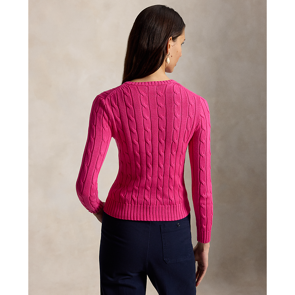 PRL Cable-Knit Cotton Crewneck Jumper/Pulover 211971869508