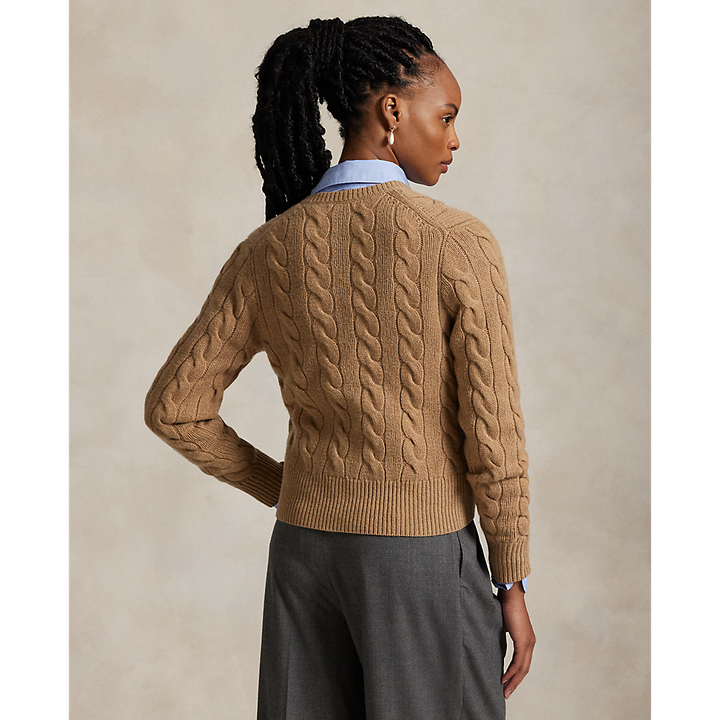 PRL Cable-Knit Wool-Cashmere Cardigan/Pulover 211972104001