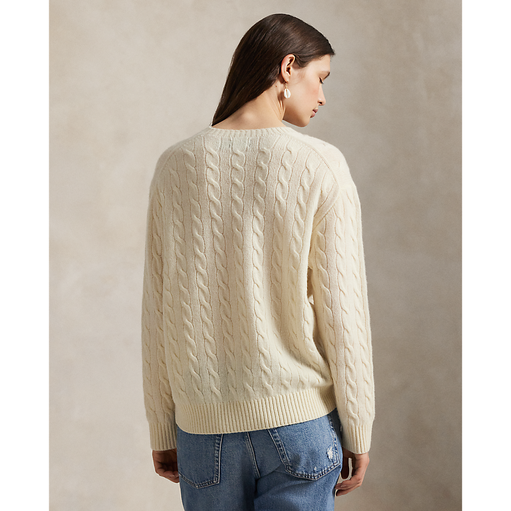 PRL Cable Wool-Cashmere Crewneck Jumper/Pulover 211972115004