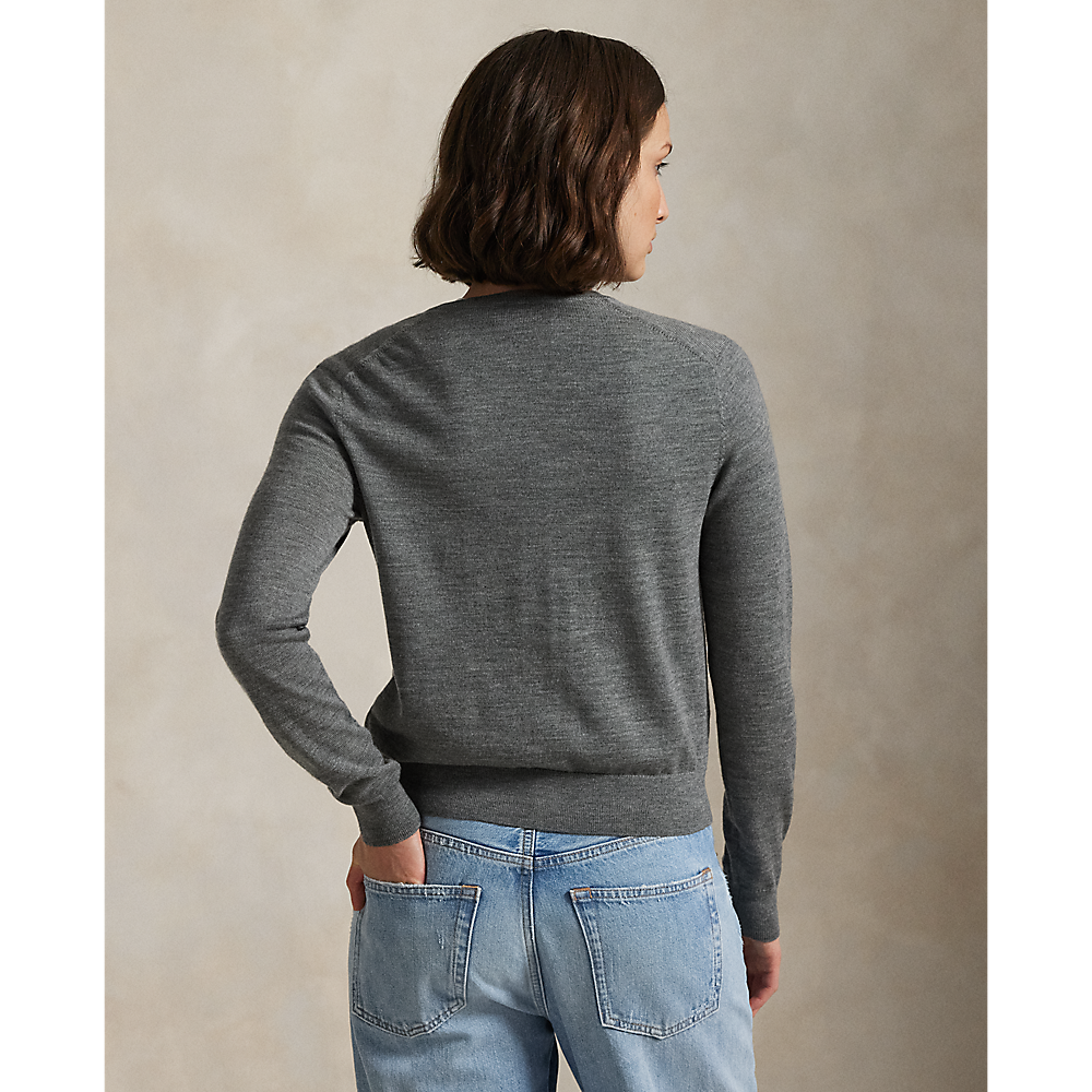 PRL  Wool Crewneck Cardigan/Pulover 211977954003