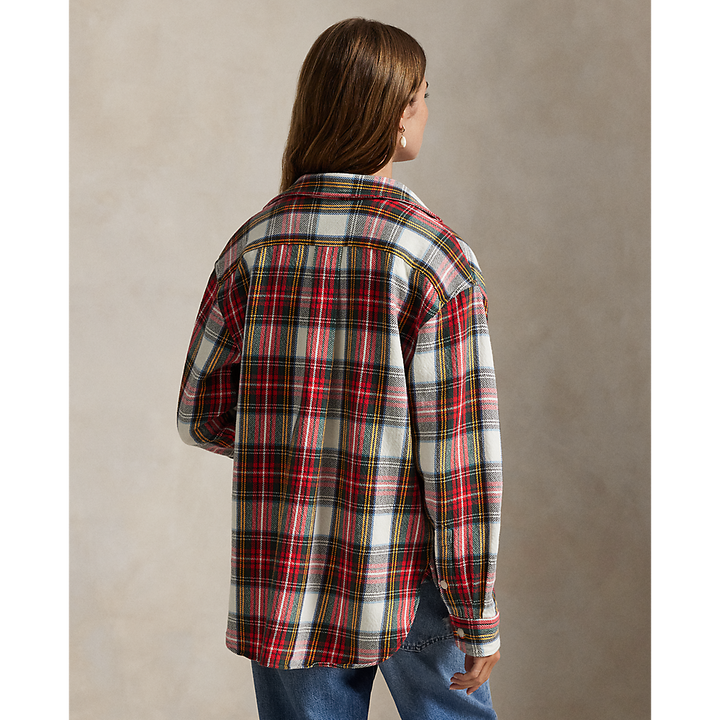 PRL Relaxed Fit Plaid Cotton Twill Shirt/Košulja 211978158001