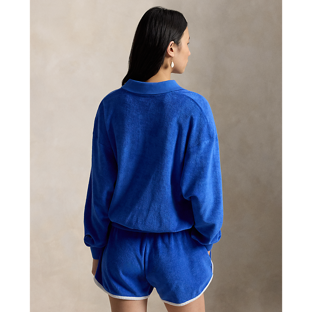 PRL Terry Long-Sleeve Polo Shirt/Polo majica 211A12737001
