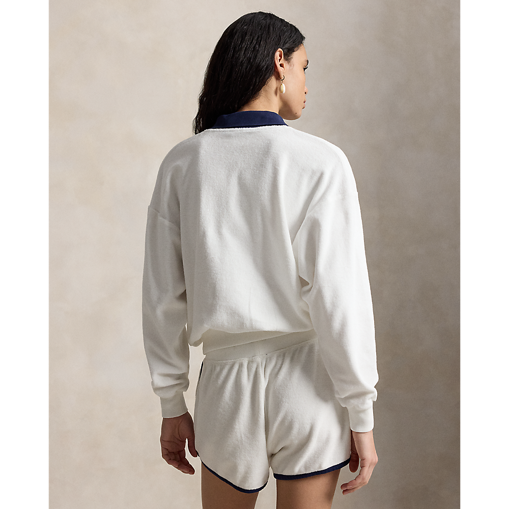 PRL Terry Long-Sleeve Polo Shirt/Polo majica 211A12737002