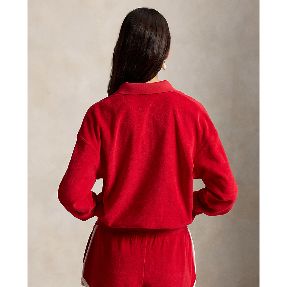 PRL Terry Long-Sleeve Polo Shirt/Polo majica 211A12737003