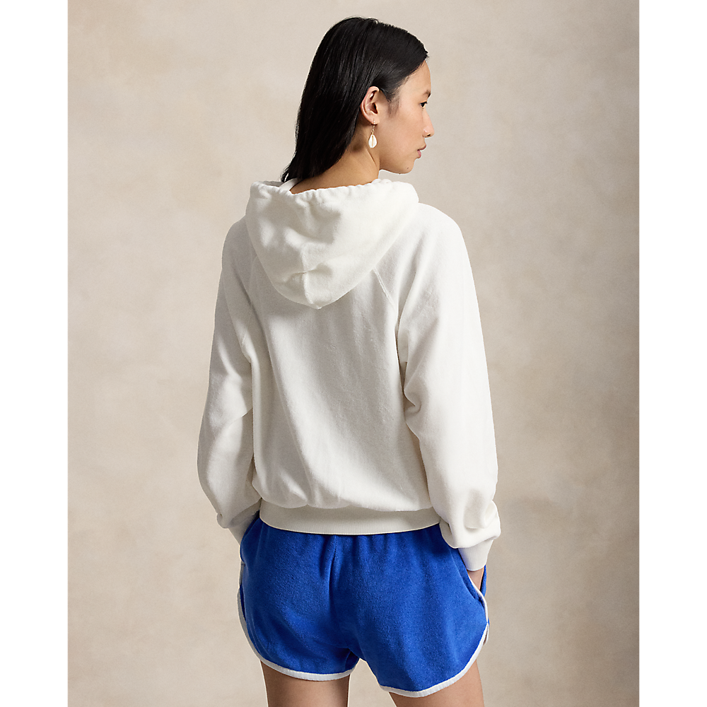 PRL Shrunken Fit Polo Bear Terry Hoodie/Duks 211A12745001
