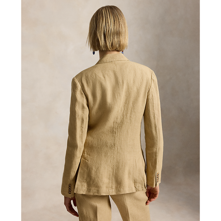 PRL Double Breasted Linen Blazer/Sako 211A12778001