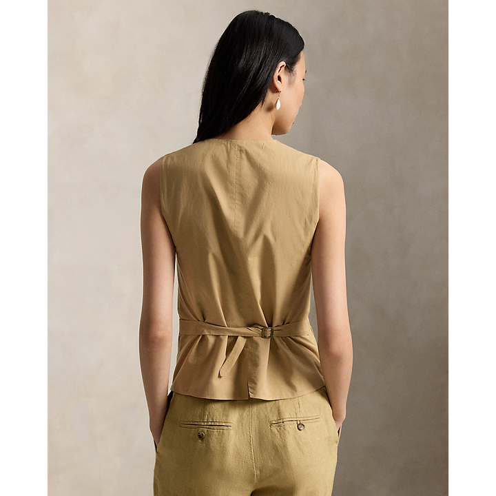 PRL Buttoned Linen Vest/Prsluk 211A12779001