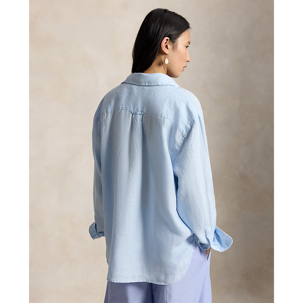 PRL Oversize Fit Big Pony Linen Shirt /Košulja 211A12786002