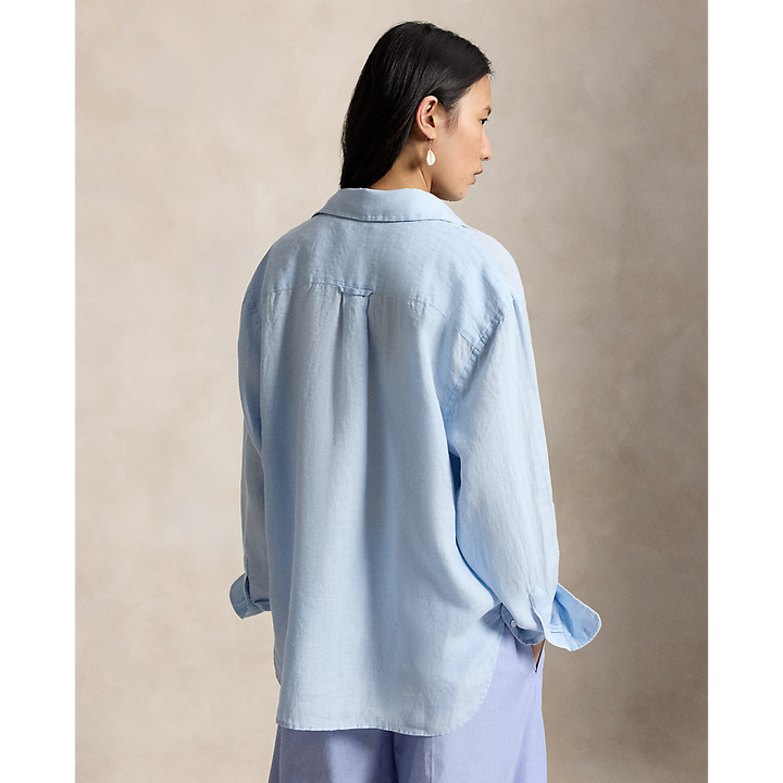 PRL Oversize Fit Big Pony Linen Shirt /Košulja 211A12786002