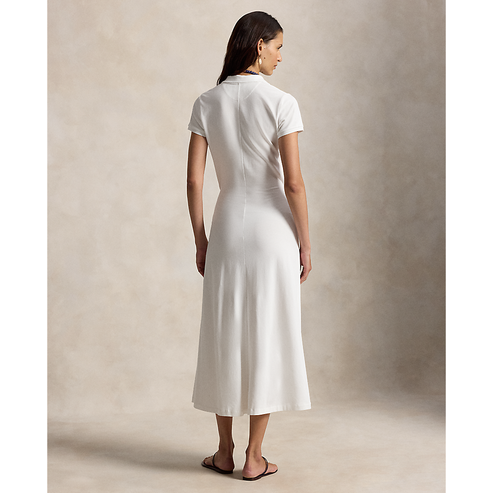 PRL Tie-Front Mesh Polo Dress/Haljina 211A12906001