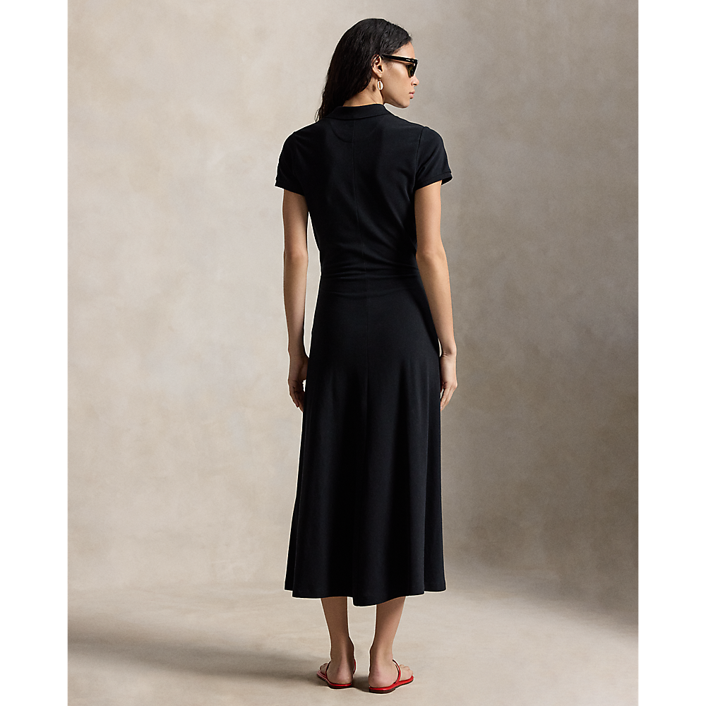 PRL Tie-Front Mesh Polo Dress/Haljina 211A12906002