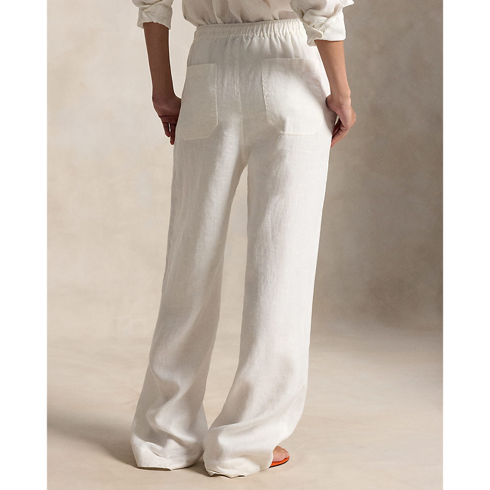 PRL Linen Drawstring Trousers/Hlače 211A12949001