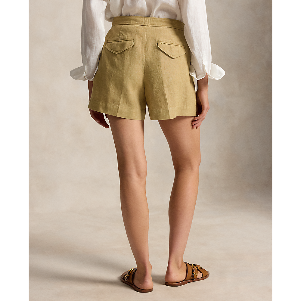PRL Pleated Linen Short/Bermude 211A12967001