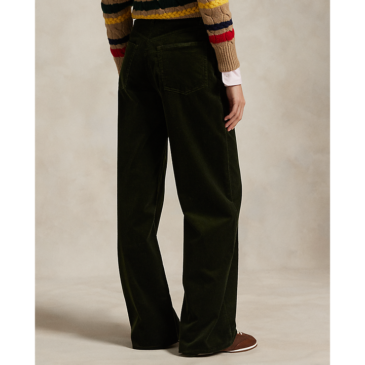 PRL Cotton Corduroy Wide-Leg Pant /Hlače 211A87463001