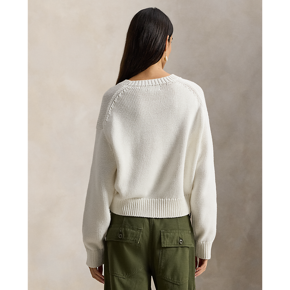 PRL Big Pony Cotton Crewneck Jumper/Pulover 211A96234002