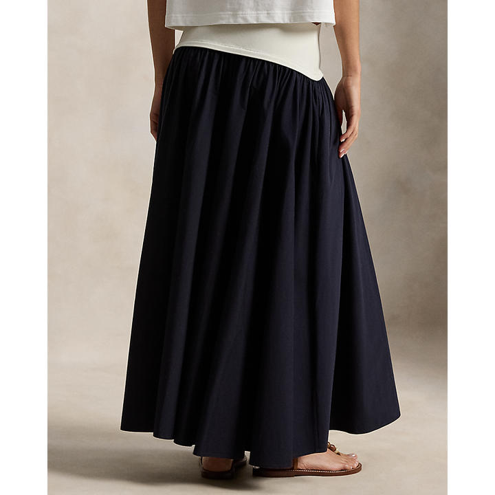 PRL A-Line Skirt with Contrasting Waistband/Suknja 211A96329001