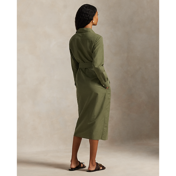 PRL Cotton-Linen Belted Shirtdress/Haljina 211A96346001