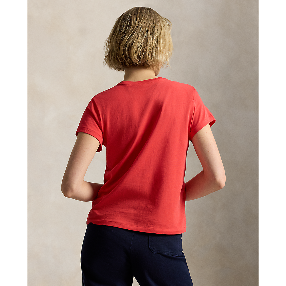 PRL Classic Fit Cotton Jersey Crewneck Tee/Majica 211B14605021