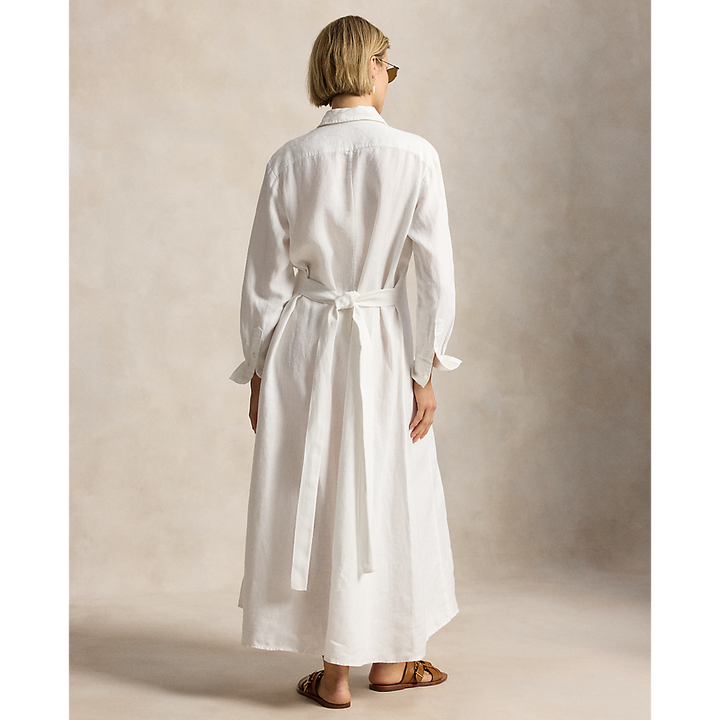 PRL Self-Tie Linen Shirtdress /Haljina 211B19141001