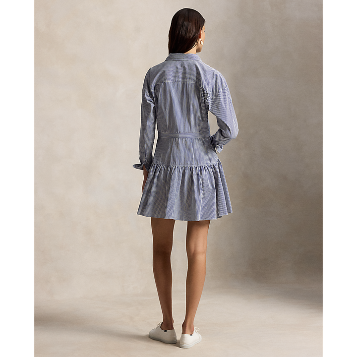 PRL Striped Cotton Poplin Paneled Shirtdress/Haljina 211B22754001