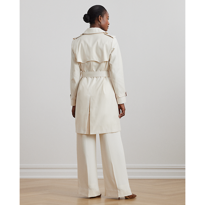 LRL Double-Breasted Cotton-Blend Trench Coat/Baloner 297967122004