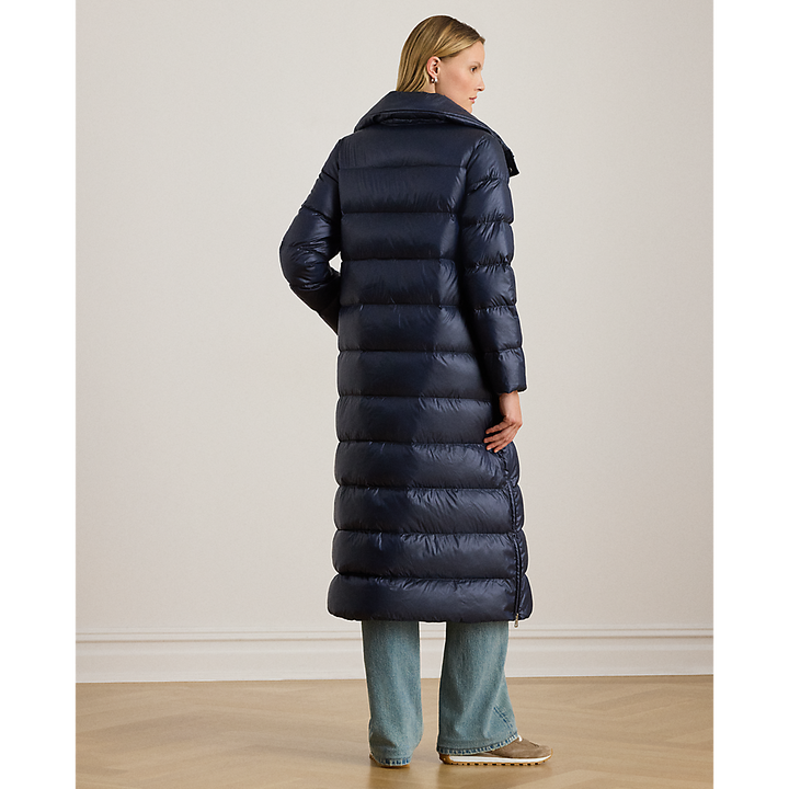 LRL Metallic Funnelneck Down Maxicoat/Jakna 297P04089003