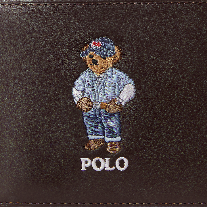 PRL Polo Bear Leather Billfold Wallet/Novčanik 405P08100002