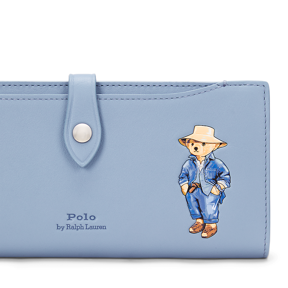PRL Polo Bear Leather Snap Wallet/Novčanik 427960632001