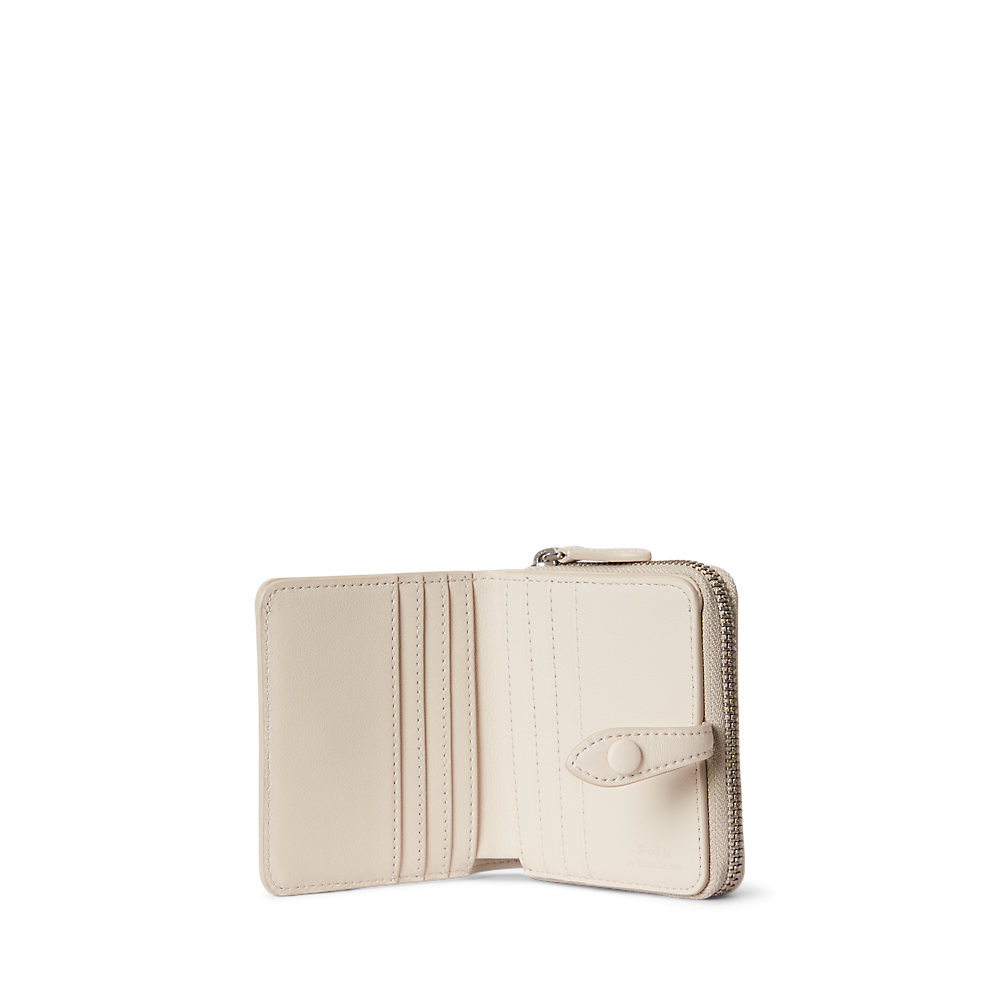 PRL Polo Bear Leather Compact Wallet/Novčanik 427P05787001