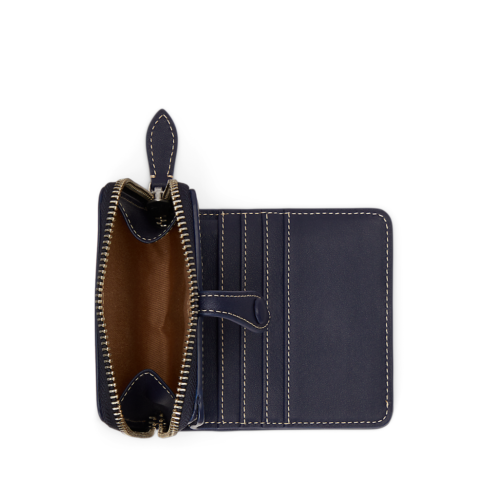 PRL Polo Bear Leather Compact Wallet /Novčanik 427P10990001