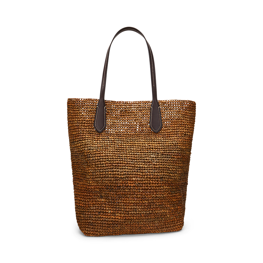PRL Big Pony Raffia Large Tote/Torba 428923661008