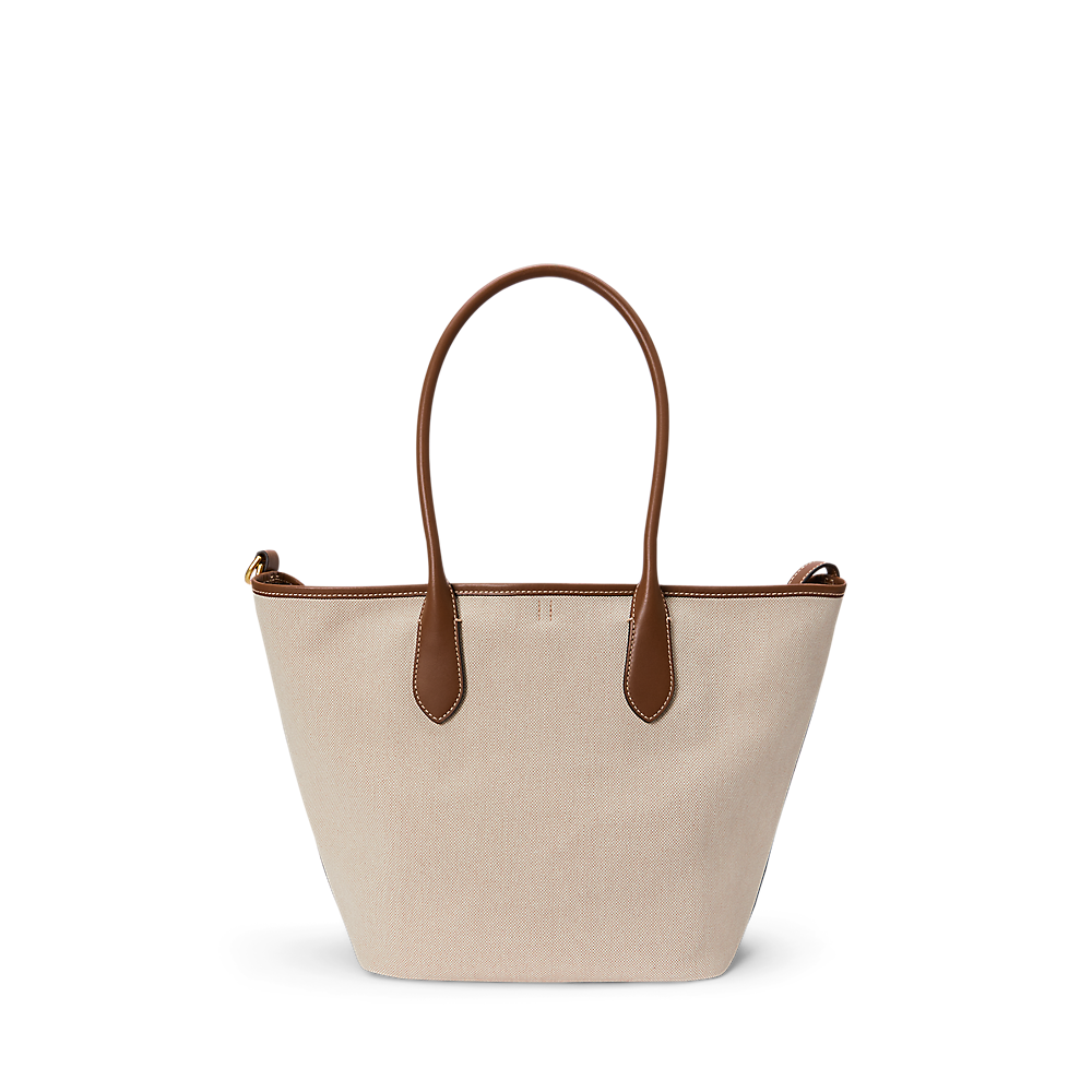 PRL Bellport Canvas-Leather Medium Tote/Torba 428P05483001