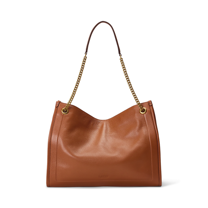 LRL Pebbled Leather Large Bradley Tote Bag/Torba 431969352001