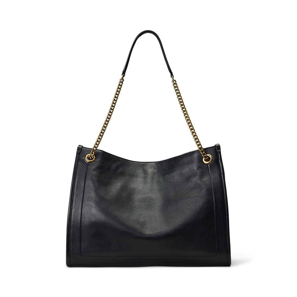 LRL Pebbled Leather Large Bradley Tote Bag/Torba 431969352002