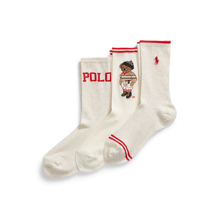 PRL Polo Bear Crew Sock 3-Pack Gift Set/ Čarape 455982964001