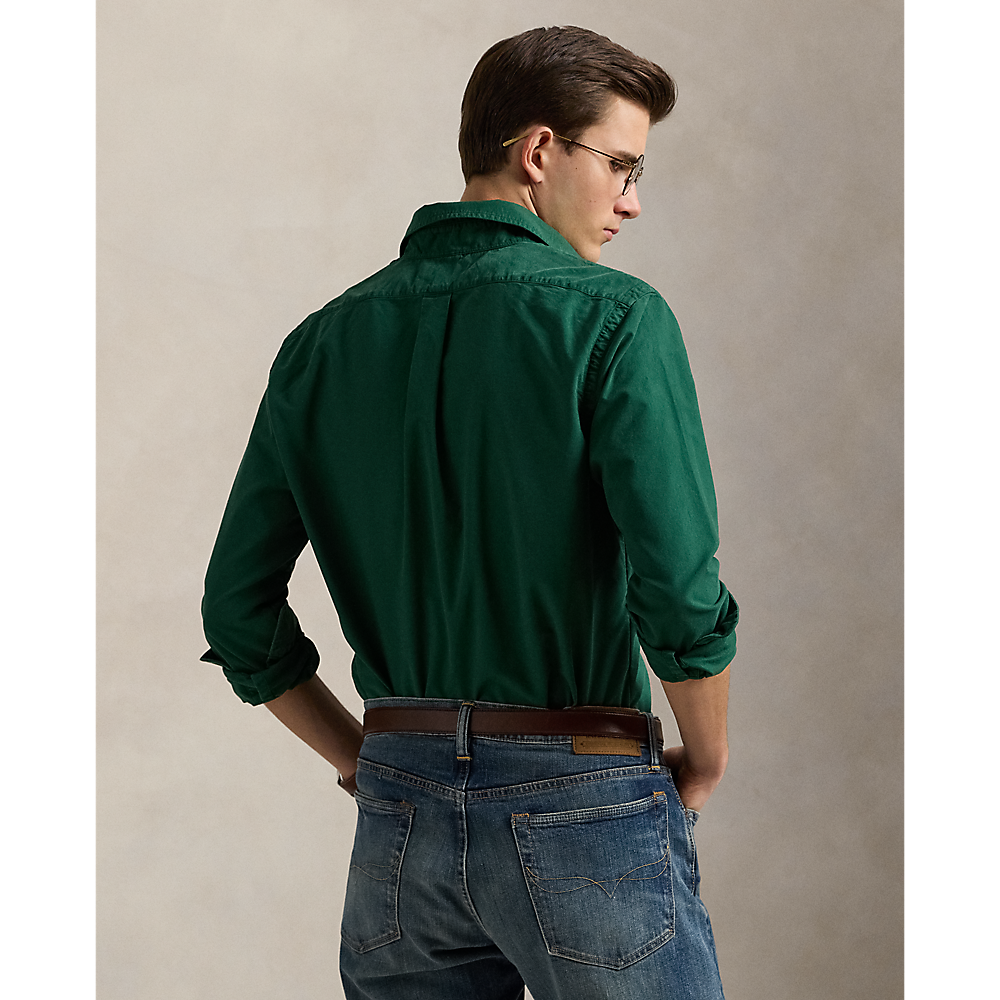 PRL Slim Fit Garment-Dyed Oxford Shirt/Košulja 710804257063