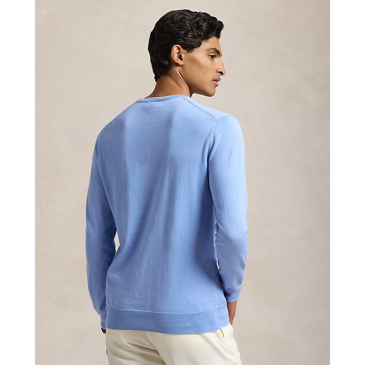 PRL Slim Fit Textured Cotton Jumper/Pulover 710890558504