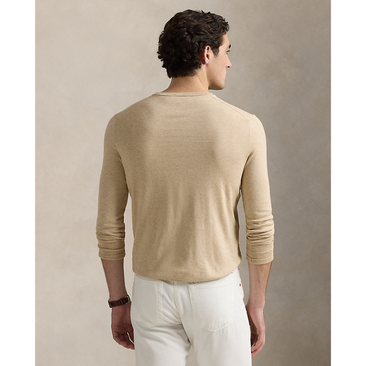 PRL Slim Fit Textured Cotton Sweater/ Pulover 710890558505