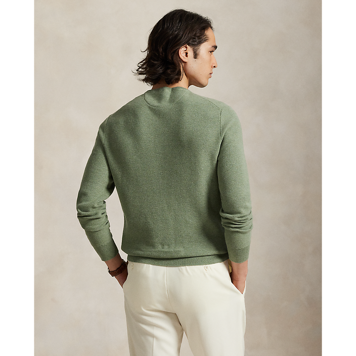 PRL Mesh-Knit Cotton Crewneck Jumper/Pulover 710918163522