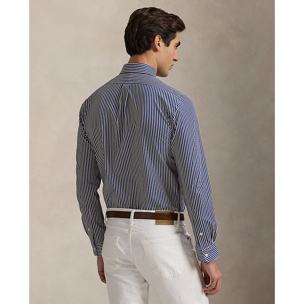 PRL Custom Fit Striped Stretch Poplin Shirt/Košulja 710929346017