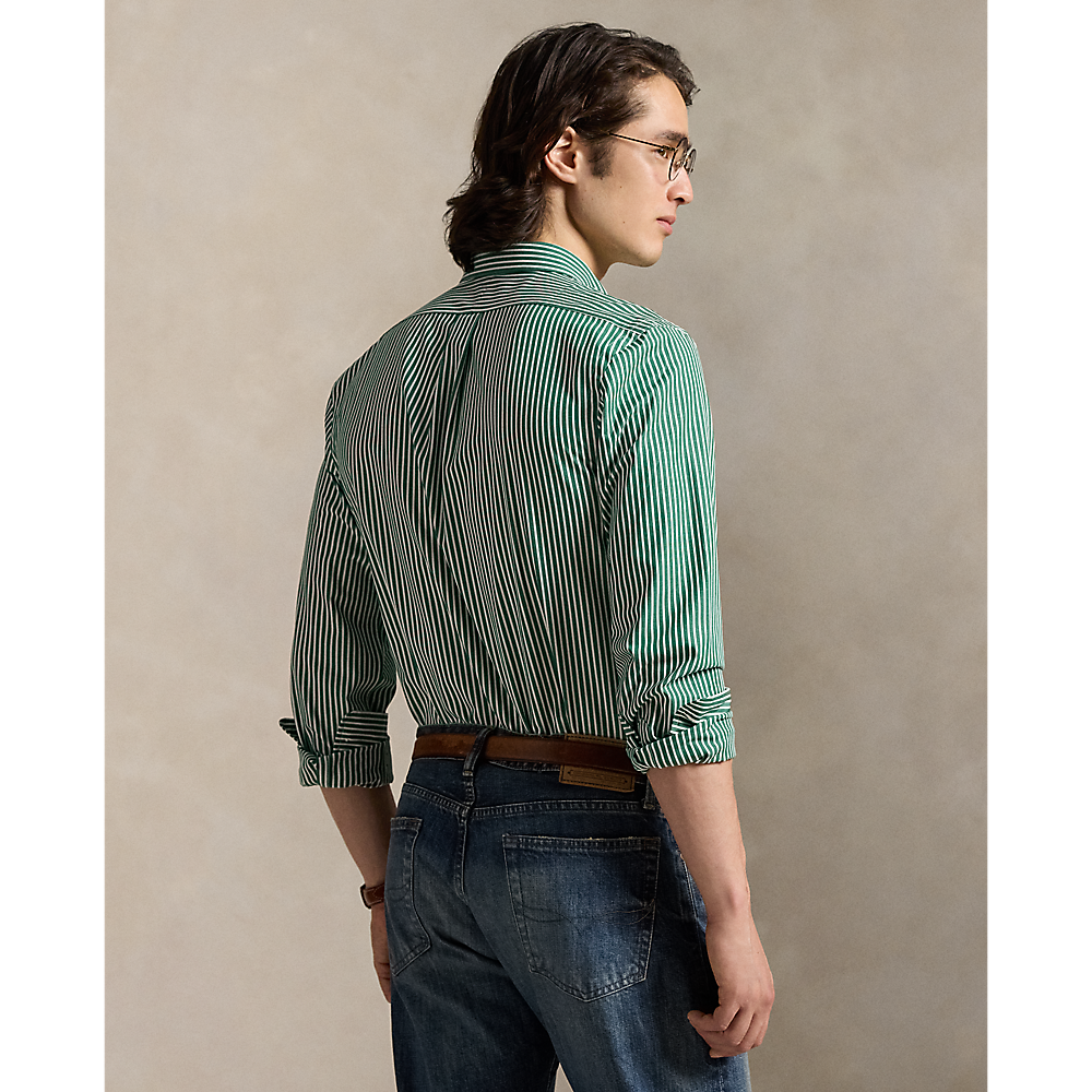 PRL Custom Fit Striped Stretch Poplin Shirt/Košulja 710929346021