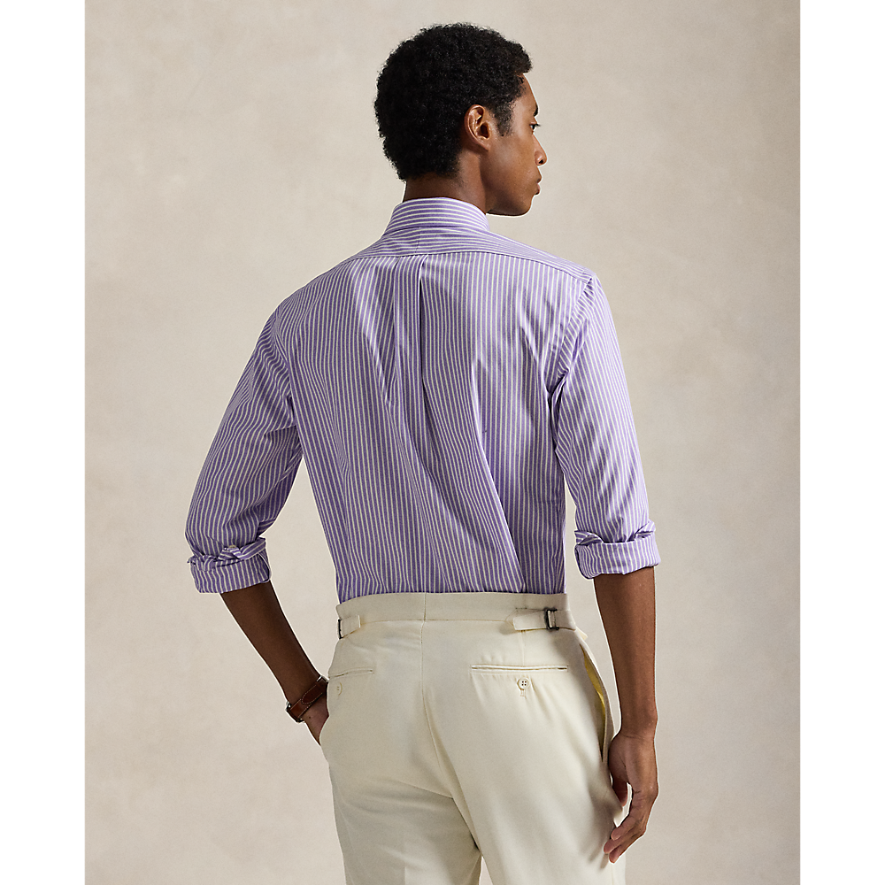 PRL Custom Fit Striped Stretch Poplin Shirt/Košulja 710929346026