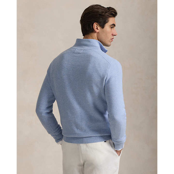 PRL Mesh-Knit Cotton Quarter-Zip Jumper/Pulover 710932304519